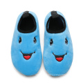 Baby Girls Boys Indoor Smile Face Flock Winter Warm Kids Casual Shoes Slip-on Flock Anti-slip Cotton Home Children's Slippers